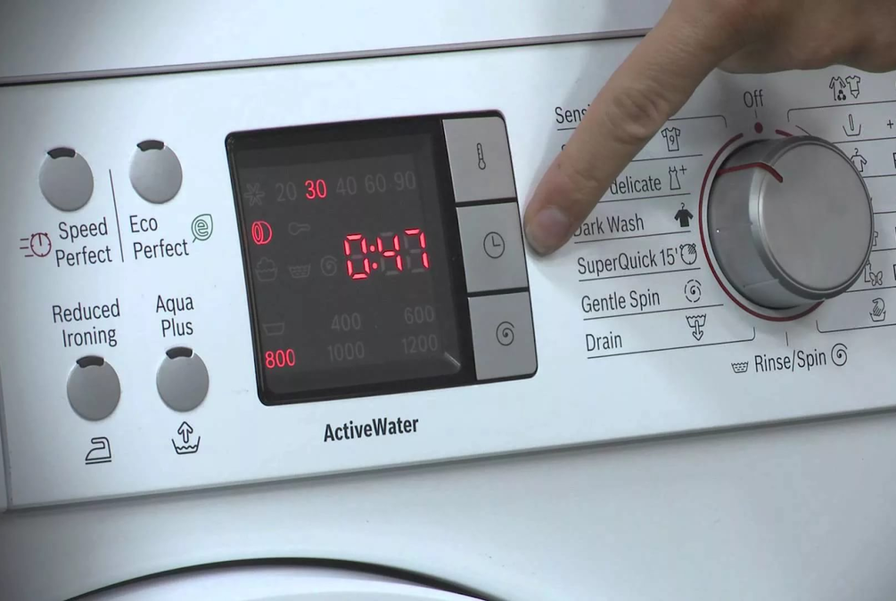 Сбивается таймер на стиральной машине